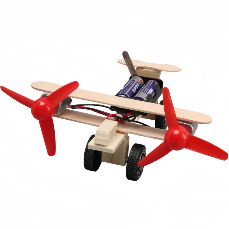 Science Project Physics - 1-3Pcs Double Propeller Glider DIY Science