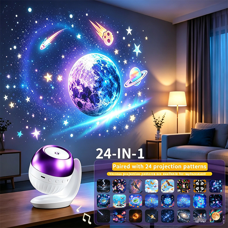 Planetarium Projector Home - 24-in-1 HD Galaxy Star & Ocean
