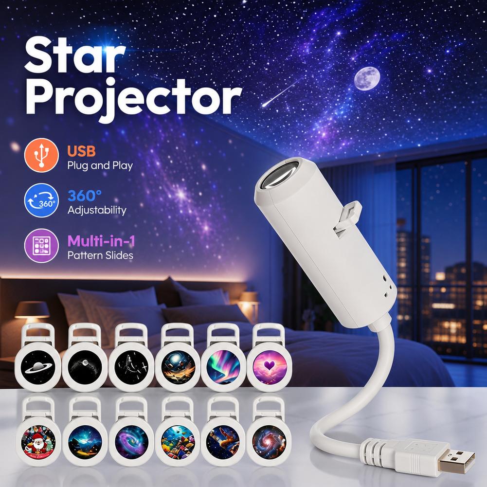Planetarium Projector Home - Multi-in-1 New USB Galaxy Star Projector
