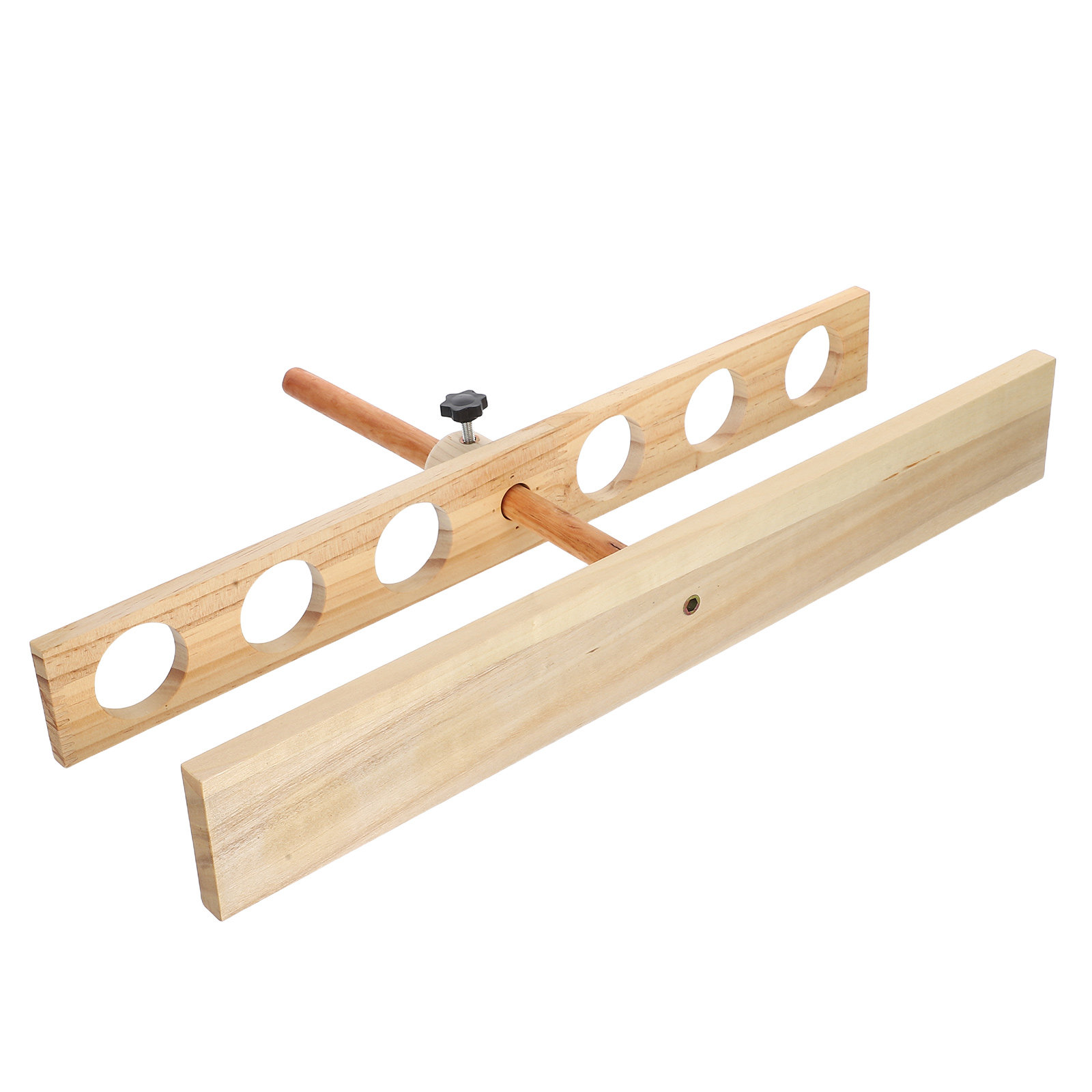 Science Experiment - 6 Hole Wooden Funnel Stand Adjustable