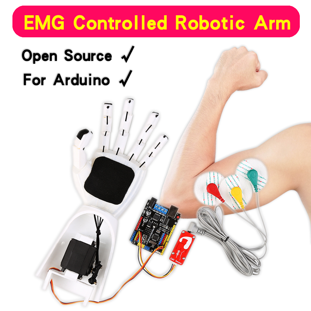 EMG Sensor Robotic Arm Electri - đánh giá và giá Science Project