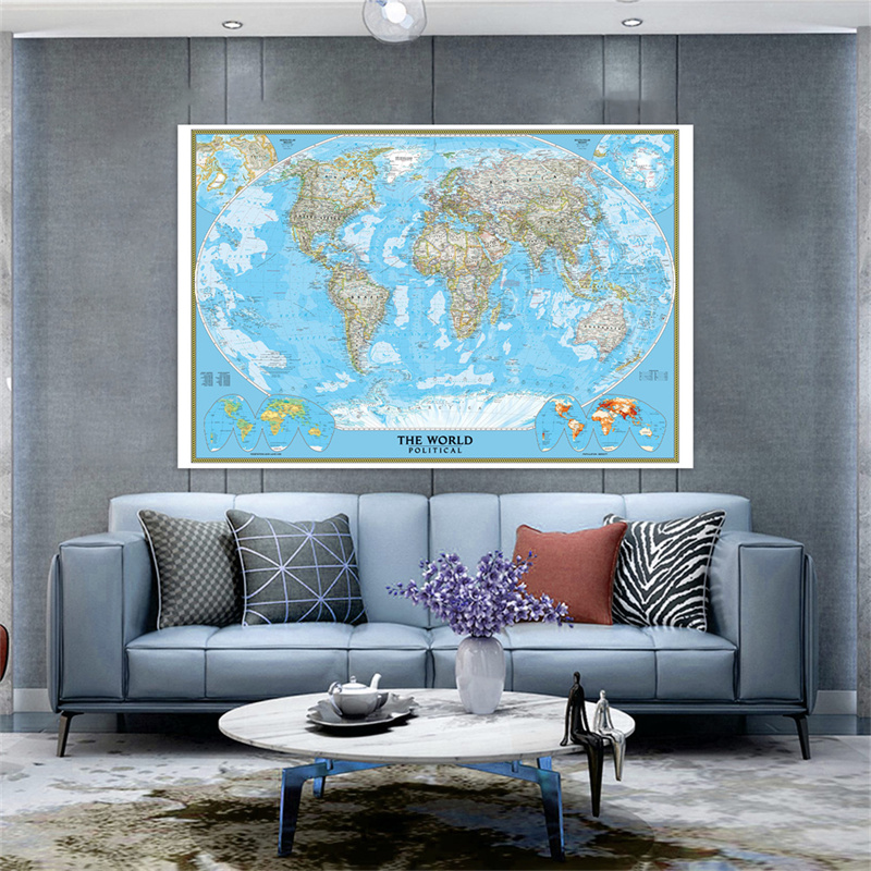 English World Map Poster Class - đánh giá và giá Star Map Poster