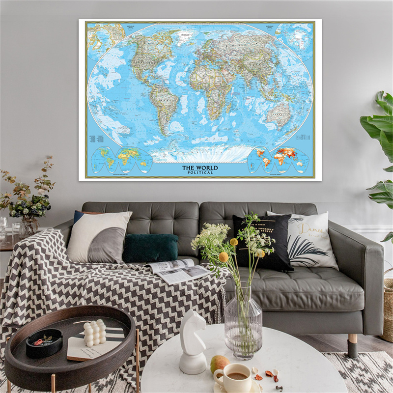 English World Map Poster Class - đánh giá và giá Star Map Poster