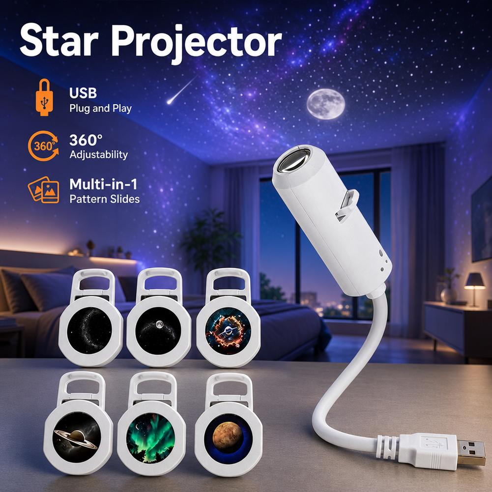 Multi-in-1 New USB Galaxy Star - đánh giá và giá Planetarium Projector Home